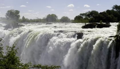 Victoria Falls And Zambezi