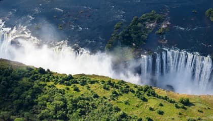 Aerial Falls Perspective