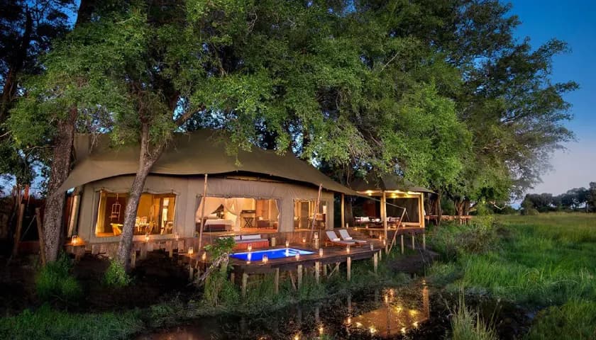 Exclusive Delta Safari Stays