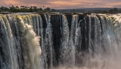 Victoria Falls And Zambezi