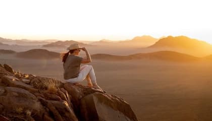 Sunrise dunes and Dead Vlei frames