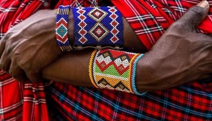 Maasai Beading With Mama Nashiro