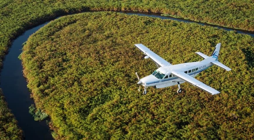Fly Into Mana Pools Wilderness