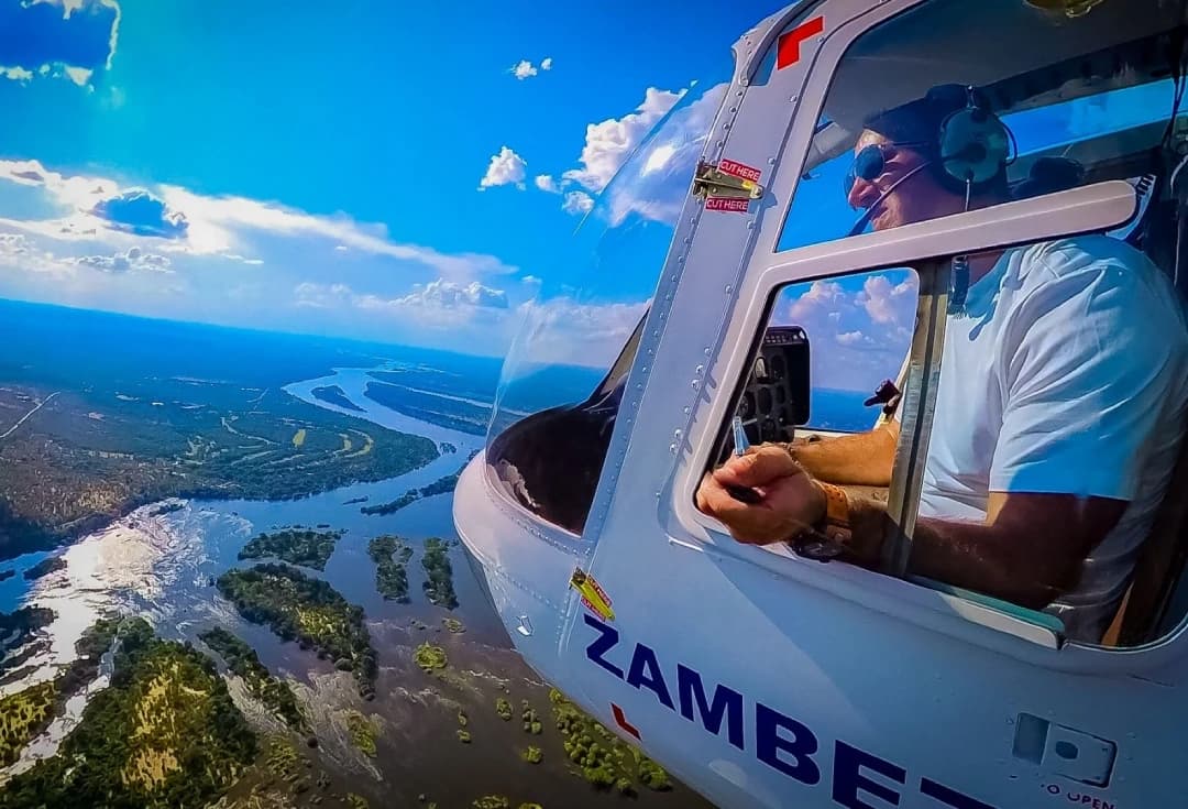Victoria Falls and Helicopter Views